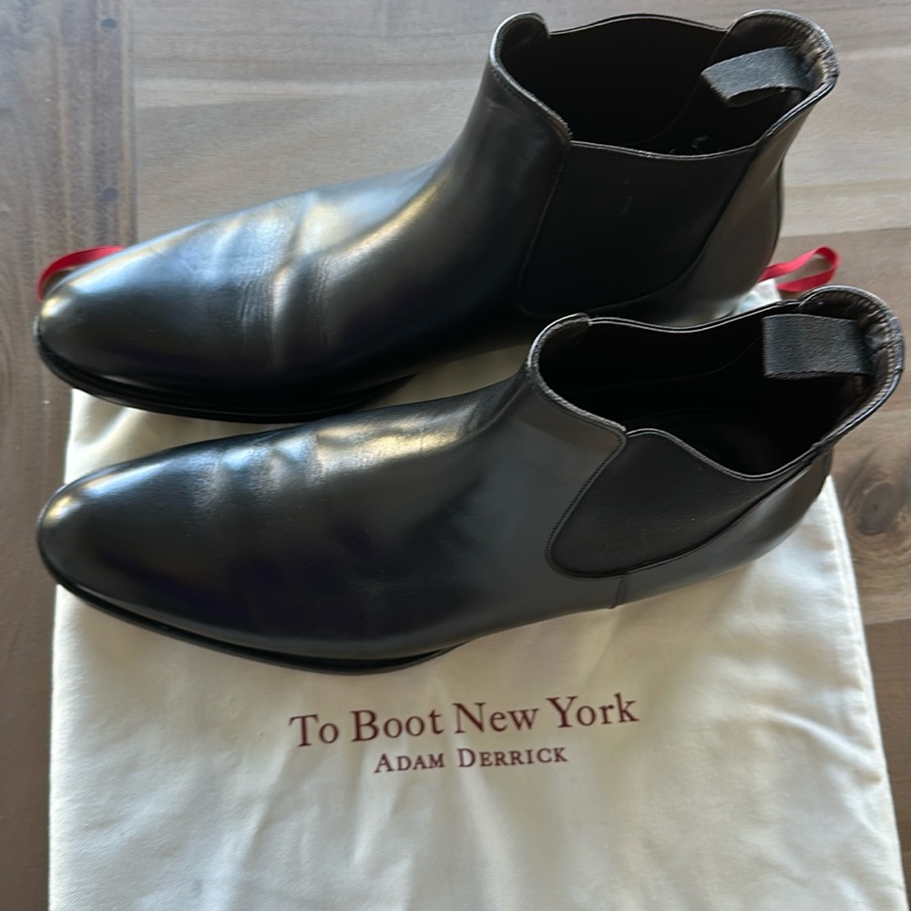 To Boot Black Leather Men's Boots